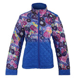 Galleria Enterprises Blue / XS Artist Inspired Quilted Jackets Fine Quality Side Elastic Extra Comfortable