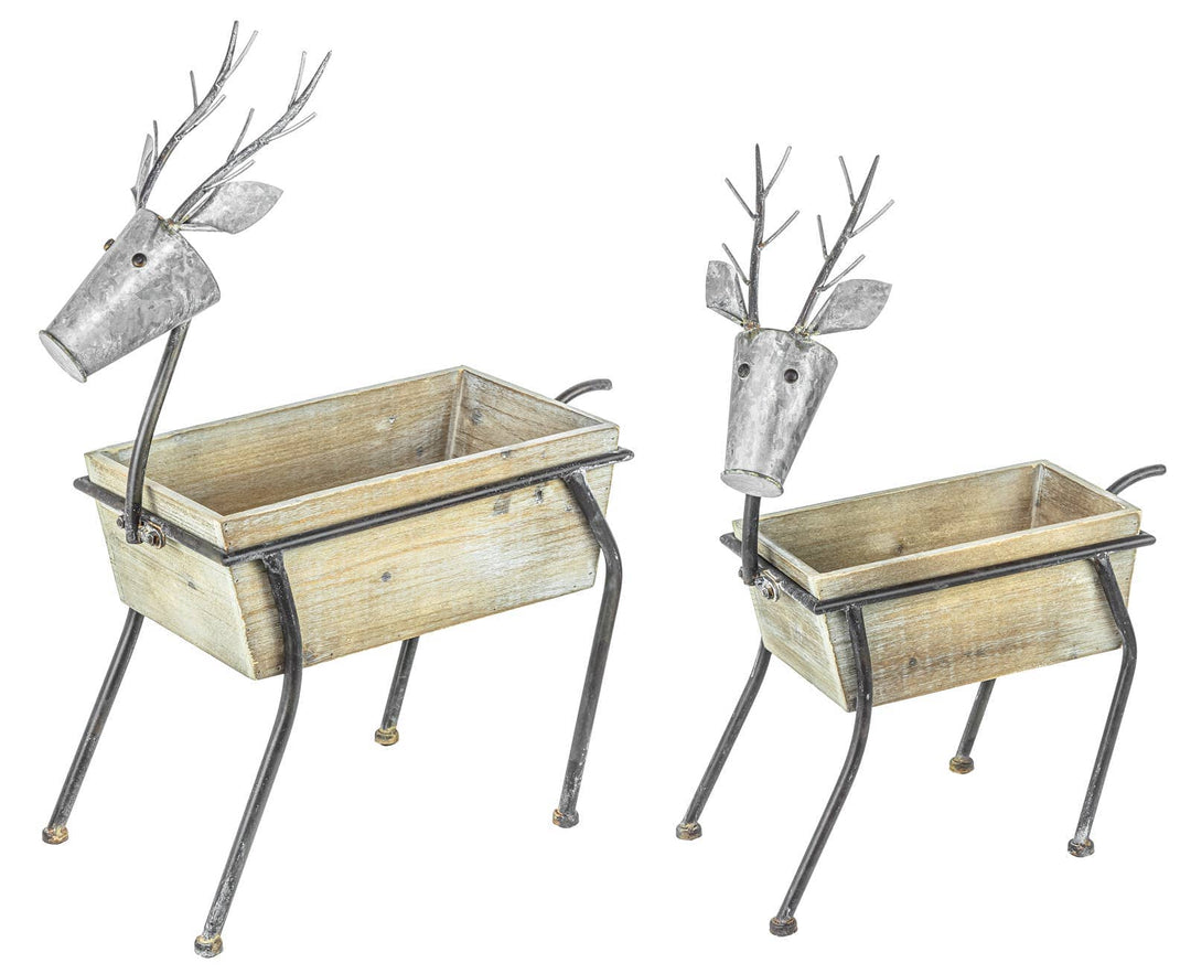 Hanna's Handiworks Hanna's Handiworks - REINDEER PLANTER BOX SET OF 2