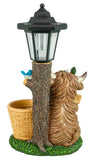 Hanna's Handiworks Hanna's Handiworks - WELCOME HIGHLAND COW SOLAR STREET LAMP
