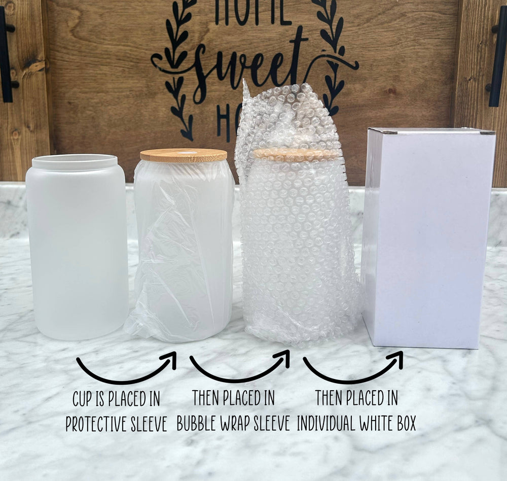 Kate Haven Glass Tumblers for Every Occasion Kate Haven Glass Tumblers for Every Occasion - Spread Kindness Like Wildflowers 16oz Libbey Glass Tumbler