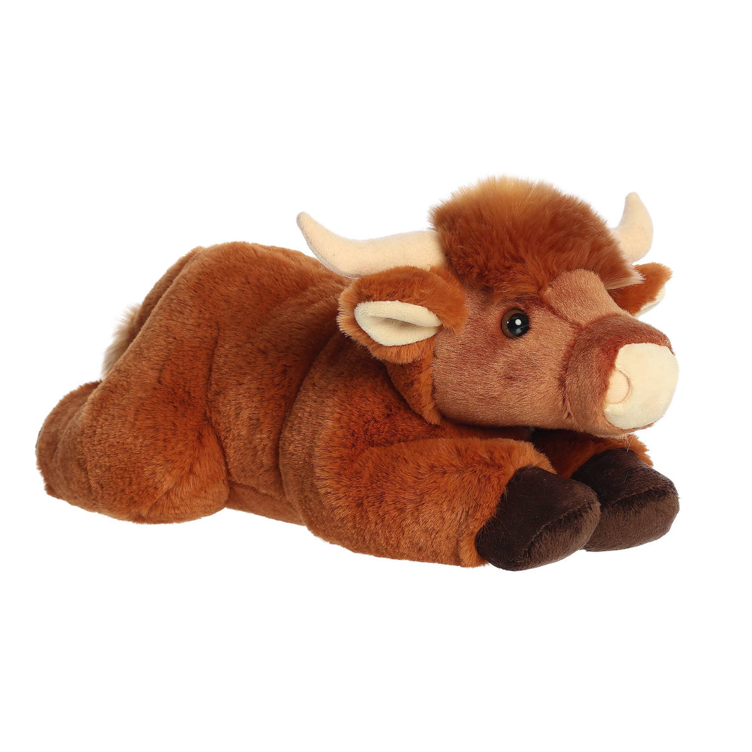 Kelley and Company Kelley and Company - 12" Plush Craig Highland Cow Flopsie Stuffed Animal