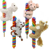 Kelley and Company Kelley and Company - 4" Plush Farm Stuffed Animal Lollipops Candy