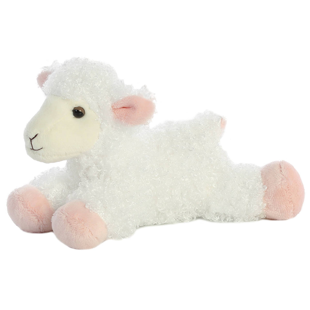 Kelley and Company Kelley and Company - 8" Plush Little Lana Lamb Mini Flopsie Stuffed Animal