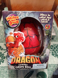 Kelli's dragon egg red egg Dragon Mystery Grow Egg