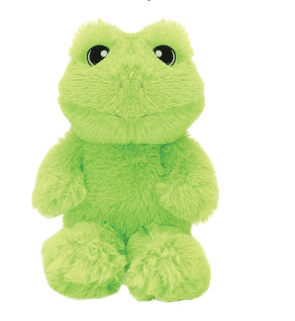 Kelli's Plush Animals Frog Large Plush Green Frog Large or Jumbo Size Embroidered Eyes