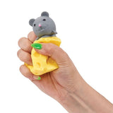 Kellis Gifts Activity Toys Gray Pop Out Mouse in Cheese Cube Fun Toy