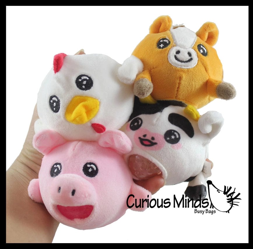 Kellis Gifts Stuffed Animals PBJ's Plush Ball Jelly Barnyard Animals