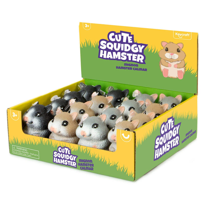 Keycraft Keycraft - Keycraft Cute Squidgy Hamster Sensory Toy