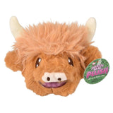 La Luna Bella - Toys La Luna Bella - Toys - 3" Highland Cow Squeezy Bead Plush Ball- LLB Toys