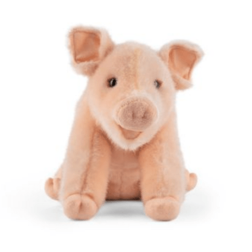 Living Nature Plush Animals SITTING PIGLET WITH SOUND 20CM by Living Nature