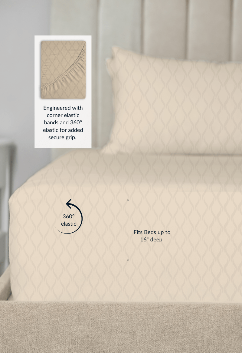 Lusomé Champagne / Split King Lusomé - Cooling Sheets