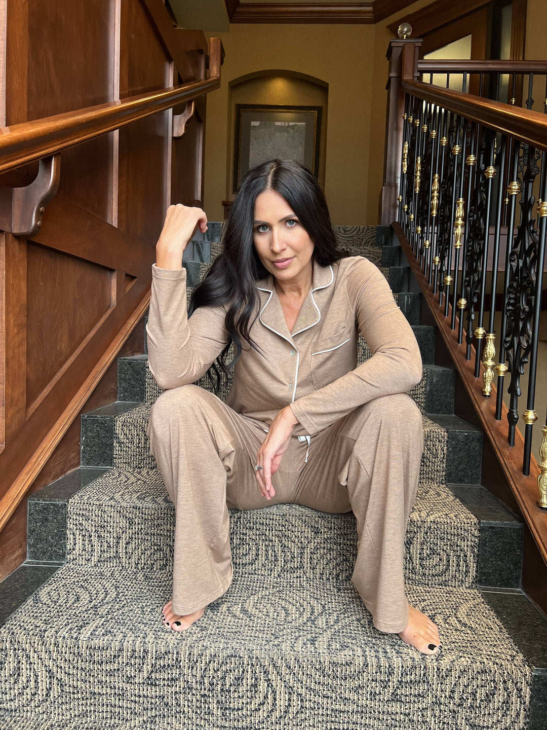 Lusomé L / Caramel Lusomé - Caramel Donna Shirt