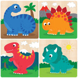 Masterpieces Puzzles Masterpieces Puzzles - Dinosaurs Chunky Wood Puzzles - Kids 4 Pack