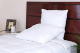 Mastertex 4 / King / White Mastertex - Maxi 100% Cotton Top Down Alternaive Fill Breathable Pillows