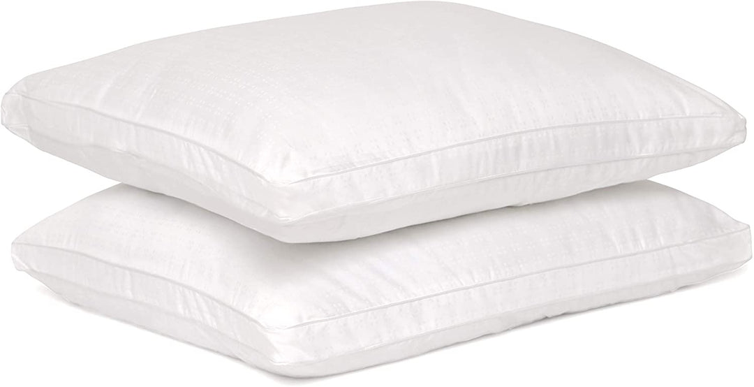 Mastertex 4 / King / White Mastertex - Maxi 100% Cotton Top Down Alternaive Fill Breathable Pillows
