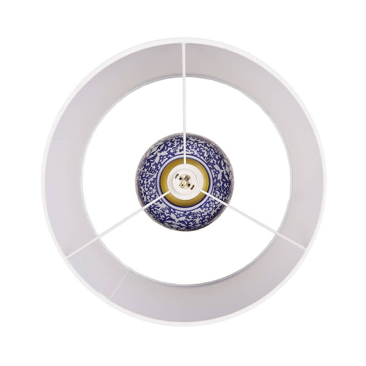 Olliix Olliix - Blue Ceramic Ginger Jar Table Lamp