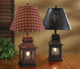Park Designs Park Designs - Iron Lantern Lamp - Red