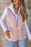 Poppy Lee Lane L - 1 2/14 / Pink / 100%Polyester Poppy Lee Lane - Fleece Lined Quilted Vest