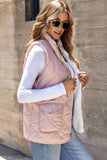 Poppy Lee Lane L - 1 2/14 / Pink / 100%Polyester Poppy Lee Lane - Fleece Lined Quilted Vest