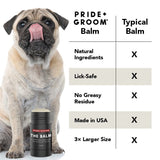 PRIDE+GROOM Bath & Body THE BALM-Paw and Nose Moisurizer for Dogs All Natural