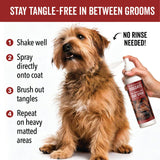 PRIDE+GROOM DOGDAYS Leave-In Detangling Spray