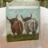 Primitives by Kathy Primitives by Kathy - Highland Cows Shopping Tote
