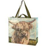 Primitives by Kathy Primitives by Kathy - Highland Cows Shopping Tote