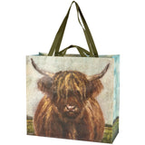 Primitives by Kathy Primitives by Kathy - Highland Cows Shopping Tote