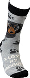 Primitives by Kathy Primitives by Kathy - I Love My Dachshund Socks