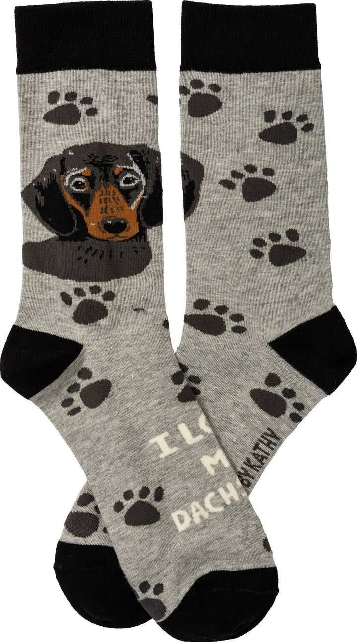 Primitives by Kathy Primitives by Kathy - I Love My Dachshund Socks