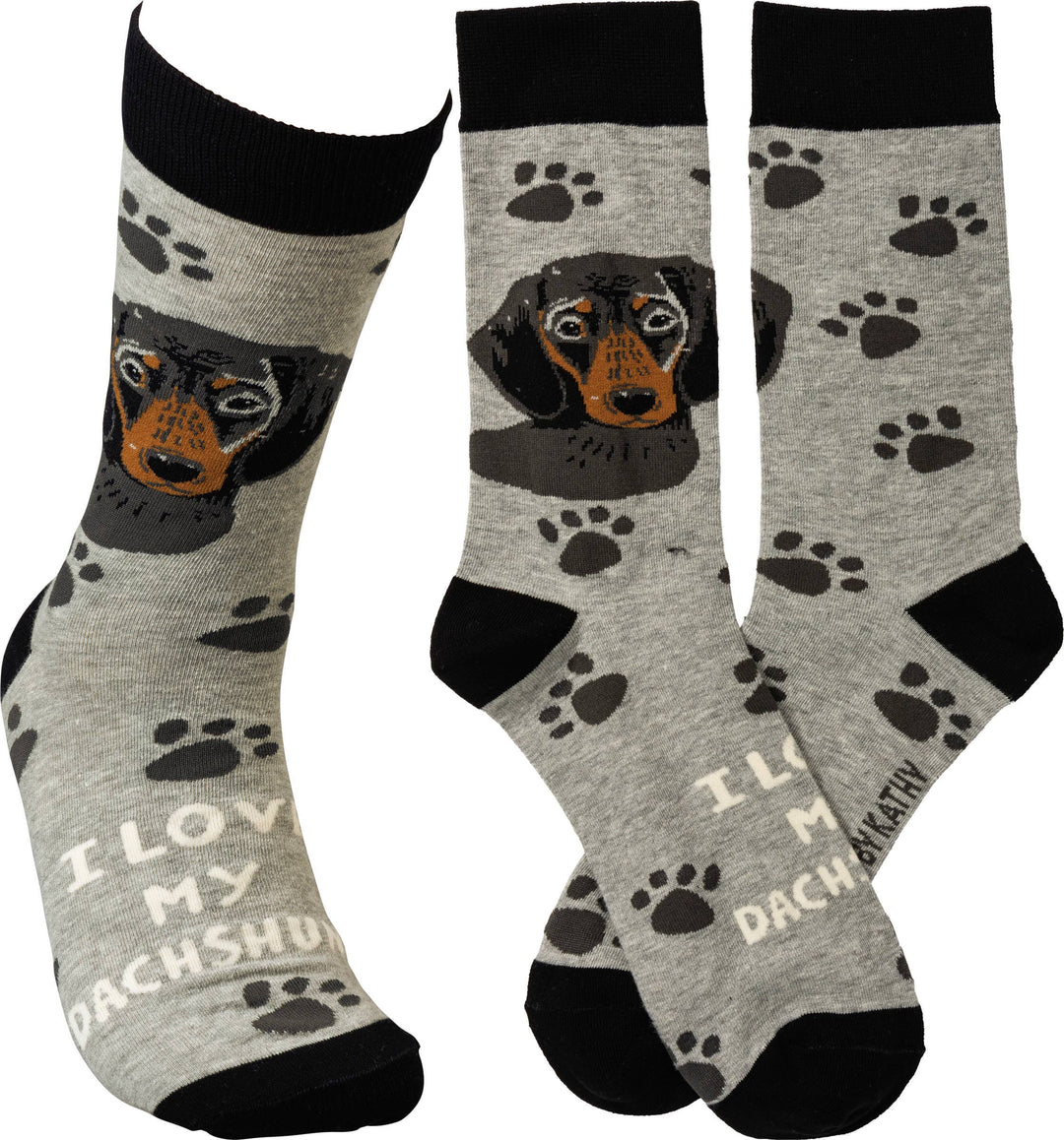Primitives by Kathy Primitives by Kathy - I Love My Dachshund Socks