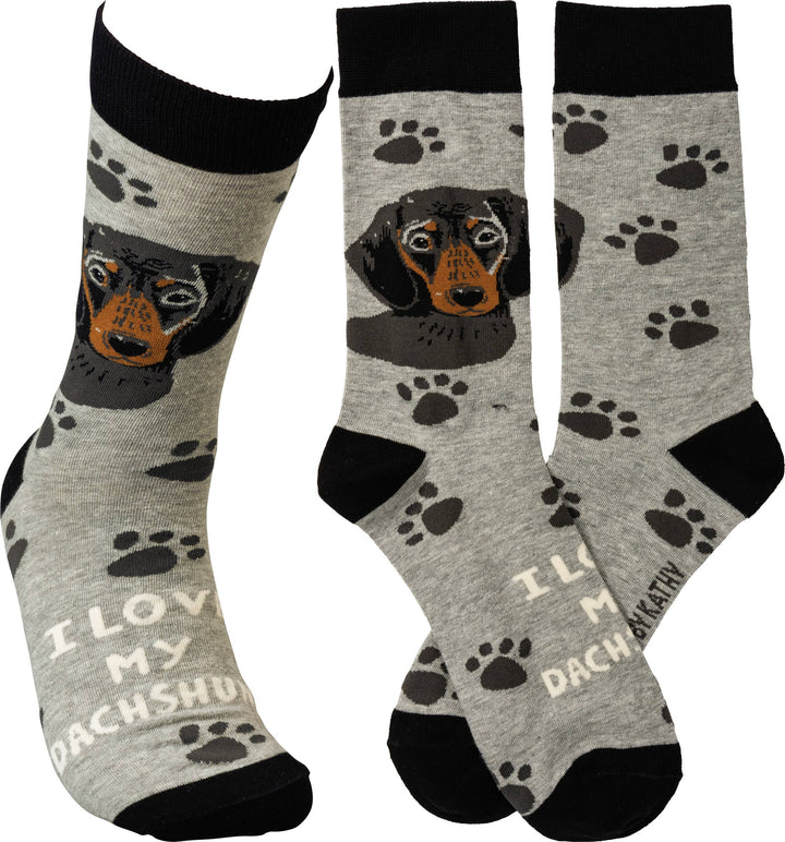 Primitives by Kathy Primitives by Kathy - I Love My Dachshund Socks