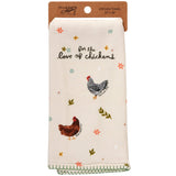 Primitives by Kathy Primitives by Kathy - Love Of Chickens Kitchen Towel