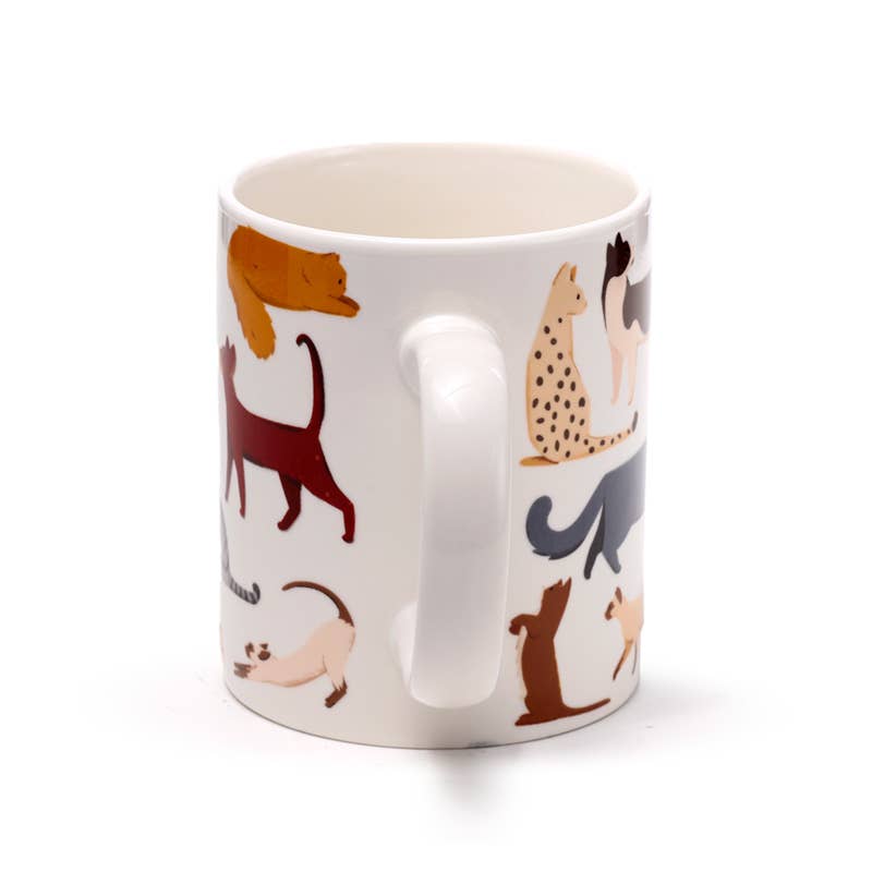 Puckator Ltd Puckator Ltd - Feline Fine Cats Porcelain Mug