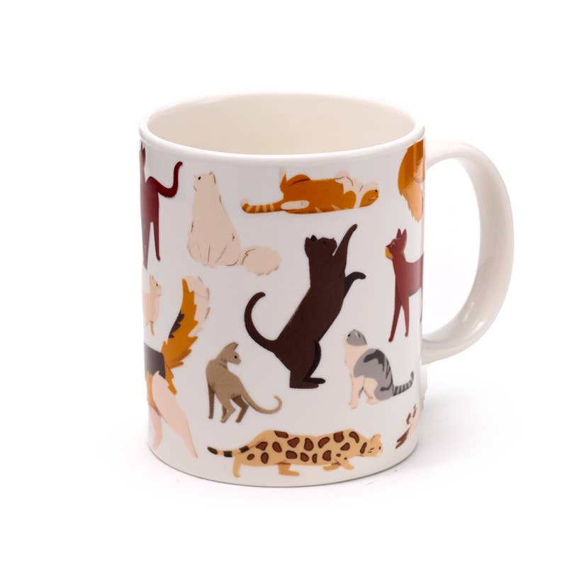 Puckator Ltd Puckator Ltd - Feline Fine Cats Porcelain Mug