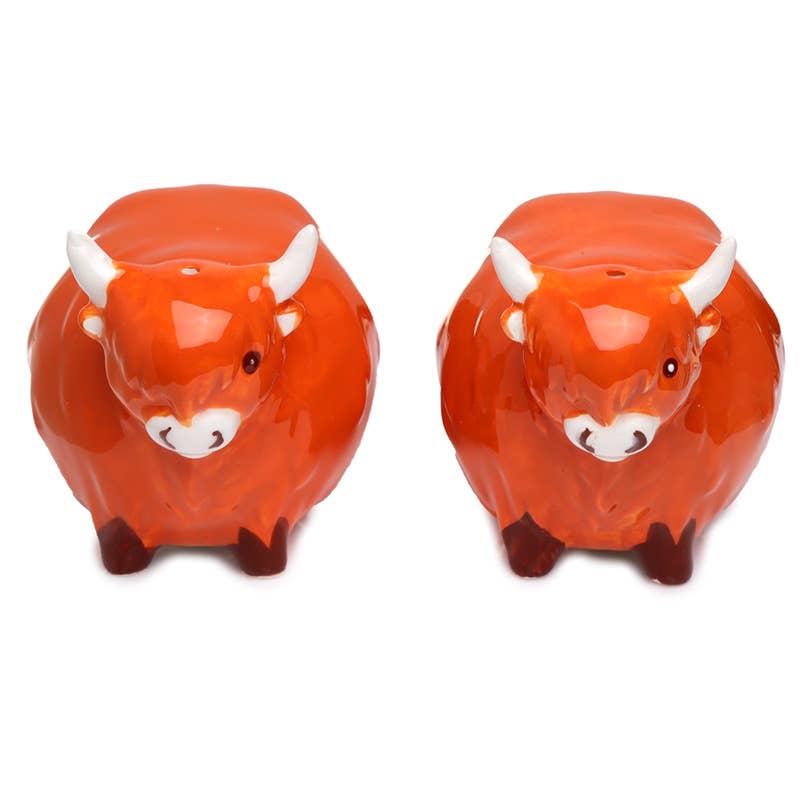 Puckator Ltd Puckator Ltd - Highland Coo Cow Ceramic Salt and Pepper Set