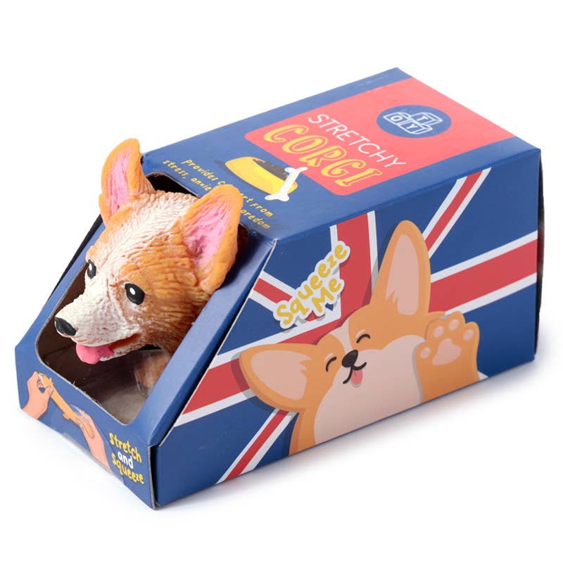 Puckator Ltd Puckator Ltd - Stretchy Corgi Dog Toy