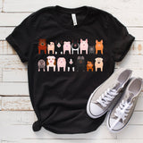 Pig Breeds Cute T-Shirt for Pig Lovers