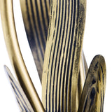 River of Goods River of Goods - 21"H Blue Mercury Glass 3 Lily Uplight Table Lamp