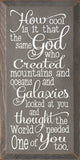 SAWDUST CITY Old Ivory SAWDUST CITY - How cool is it that the same God who created mountains...