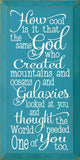 SAWDUST CITY Old Ivory SAWDUST CITY - How cool is it that the same God who created mountains...