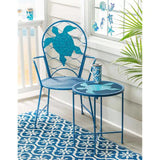 Sea Turtle Bistro Patio Set Table and Chair