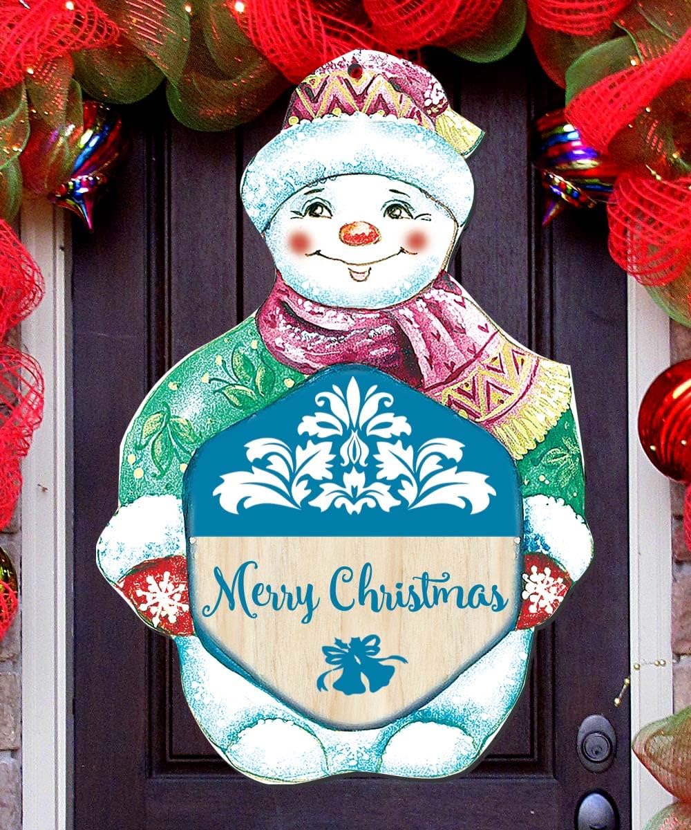 Designocracy Snowman Christmas Indoor/Outdoor Décor
