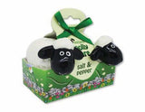 Irish Sheep Salt and Pepper Set Gift Boxed Made in Ireland