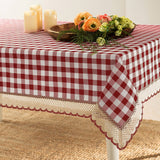 ShopBobbys ShopBobbys - Buffalo Check Tablecloth Gingham Design, Assorted Colors and Sizes