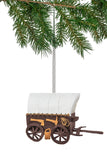 Handmade Covered Wagon Felt Ornament