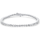 Sonara Bracelets 3.12ct G SI 14K White Gold Diamond Tennis Bracelet 7" Long