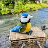 Teddy Hermann Teddy Hermann - Blue Tit 12 cm - Plush Toy - Stuffed Animal