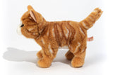 Teddy Hermann Teddy Hermann - Cat standing red tiger 20 cm - Plush toys - Soft toys