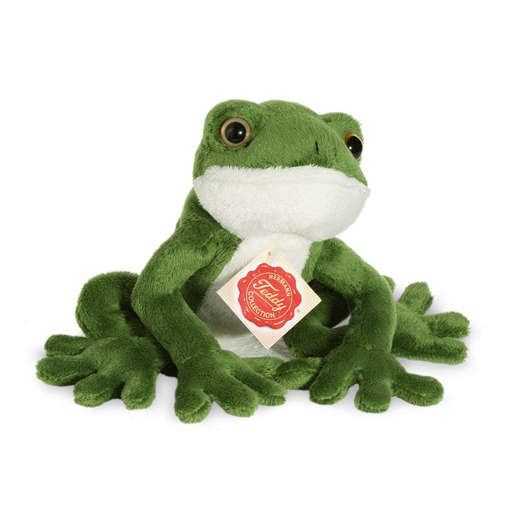 Teddy Hermann Teddy Hermann - Frog 15 cm - Plush Toy - Stuffed Animal